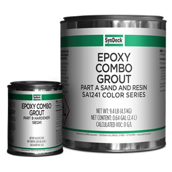 Image of Epoxy Combo Grout SS1241 Parts A and B Cans - Marine Epoxy Grout