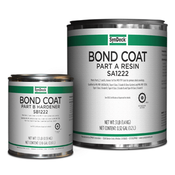Image of SynDeck Bond Coat SS1222 Parts A and B Cans - Marine Flooring Bonding Primer