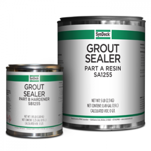 Image of SynDeck Grout Sealer SS1255 Parts A and B Cans - Marine decking underlayment sealer