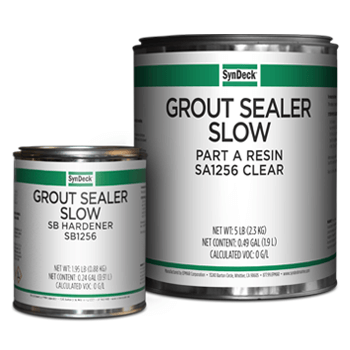 Image of SynDeck Grout Sealer Slow SS1256 Parts A and B Cans - Marine Underlayment Sealer