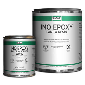 Image of SynDeck IMO Epoxy SS5000 Colors Parts A and B Cans - Marine IMO Epoxy Deck Coating
