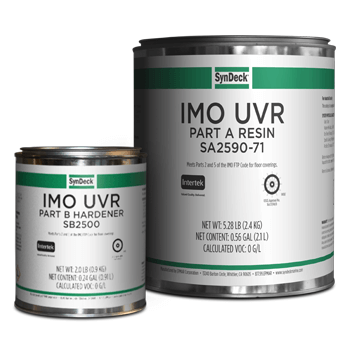 Image of SynDeck IMO UVR SS2590-71 Parts A and B Cans - UV Resistant IMO Epoxy